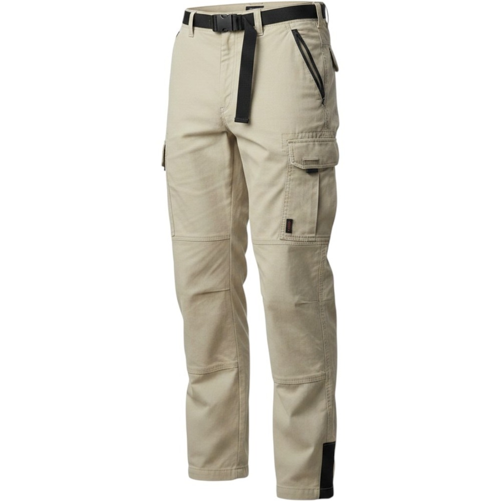 Sonoma Cargo Pants 36x32 Khaki Vintage Y2K Utility Multi Pocket Web Belt